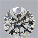 Natural Diamond 0.72 Carats, Round with Excellent Cut, I Color, SI2 Clarity and Certified by IGI