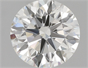 Natural Diamond 1.28 Carats, Round with Excellent Cut, G Color, VS1 Clarity and Certified by HRD