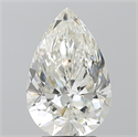 Natural Diamond 3.50 Carats, Pear with  Cut, I Color, SI2 Clarity and Certified by GIA