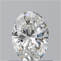Diamante Natural 0.50 quilates, Ovalado , Color G, claridad VVS1 y certificado GIA