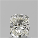 Natural Diamond 0.70 Carats, Cushion with  Cut, K Color, VVS2 Clarity and Certified by GIA