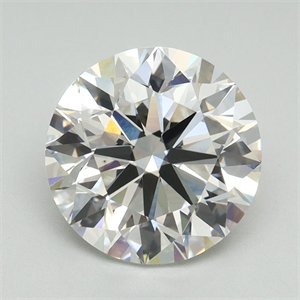 Picture of Lab Grown Diamond 3.52 Carats, Round with Excellent Cut, F Color, VS1 Clarity and Certified by IGI