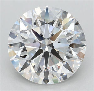 Picture of Lab Grown Diamond 5.02 Carats, Round with Excellent Cut, D Color, VVS1 Clarity and Certified by IGI