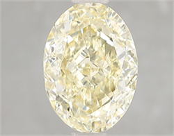 Picture of Lab Grown Diamond 2.00 Carats, Oval with  Cut, Fancy Yellow Color, VS1 Clarity and Certified by IGI