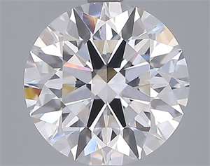 Picture of Lab Grown Diamond 3.02 Carats, Round with Ideal Cut, E Color, VVS2 Clarity and Certified by IGI