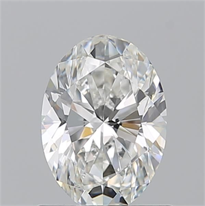 Picture of Natural Diamond 1.01 Carats, Oval with  Cut, G Color, VS1 Clarity and Certified by GIA