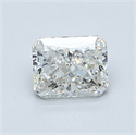 Diamante Natural 0.82 quilates, Radiante , Color H, claridad SI2 y certificado GIA