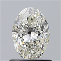 Diamante Natural 0.77 quilates, Ovalado , Color I, claridad SI1 y certificado GIA