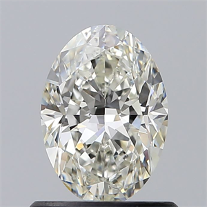 Picture of Natural Diamond 0.77 Carats, Oval with  Cut, I Color, SI1 Clarity and Certified by GIA