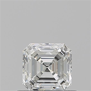 Foto Diamante Natural 0.55 quilates, Asscher , Color H, claridad VS2 y certificado GIA de