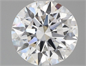 Lab Grown Diamond 1.02 Carats, Round with Ideal Cut, D Color, VS1 Clarity and Certified by IGI
