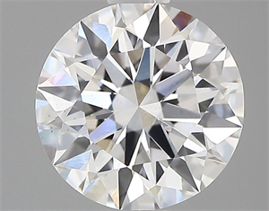 Picture of Lab Grown Diamond 1.02 Carats, Round with Ideal Cut, D Color, VS1 Clarity and Certified by IGI