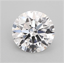Lab Grown Diamond 1.02 Carats, Round with Ideal Cut, D Color, VVS1 Clarity and Certified by IGI
