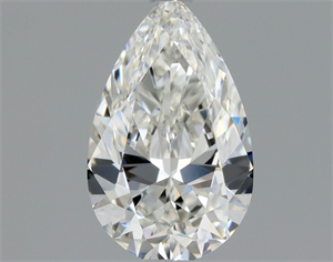Picture of Natural Diamond 0.50 Carats, Pear with  Cut, H Color, SI1 Clarity and Certified by GIA