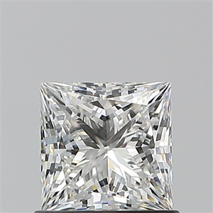 Picture of Natural Diamond 0.90 Carats, Princess with  Cut, G Color, VS1 Clarity and Certified by GIA