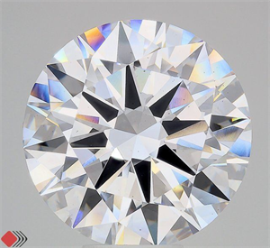 Picture of Lab Grown Diamond 10.03 Carats, Round with Excellent Cut, D Color, VS1 Clarity and Certified by IGI