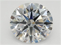 Lab Grown Diamond 2.02 Carats, Round with Excellent Cut, F Color, VS1 Clarity and Certified by GIA