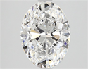 Natural Diamond 2.10 Carats, Oval with  Cut, D Color, VVS2 Clarity and Certified by GIA
