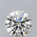 Diamante Natural 0.60 quilates, Redondo , Color K, claridad VVS1 y certificado GIA