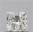 Diamante Natural 0.51 quilates, Princesa , Color I, claridad VS1 y certificado GIA