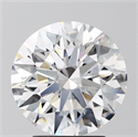 Lab Grown Diamond 3.05 Carats, Round with Ideal Cut, D Color, VS1 Clarity and Certified by IGI