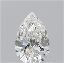 Natural Diamond 0.80 Carats, Pear with  Cut, H Color, VS2 Clarity and Certified by GIA