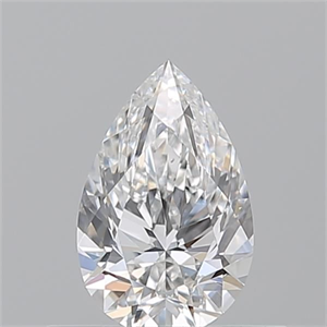 Picture of Natural Diamond 0.50 Carats, Pear with  Cut, E Color, VS2 Clarity and Certified by GIA