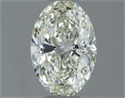 Diamante Natural 0.70 quilates, Ovalado , Color J, claridad VVS1 y certificado IGI