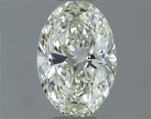 Foto Diamante Natural 0.70 quilates, Ovalado , Color J, claridad VVS1 y certificado IGI de