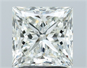 Diamante Natural 2.25 quilates, Princesa , Color J, claridad SI1 y certificado GIA