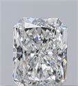 Natural Diamond 0.31 Carats, Radiant with  Cut, F Color, VVS1 Clarity and Certified by GIA