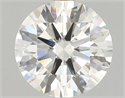 Natural Diamond 0.86 Carats, Round with Excellent Cut, K Color, SI1 Clarity and Certified by GIA