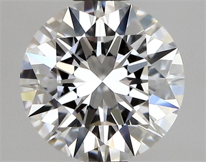 Picture of Natural Diamond 0.46 Carats, Round with Very Good Cut, D Color, VVS2 Clarity and Certified by GIA