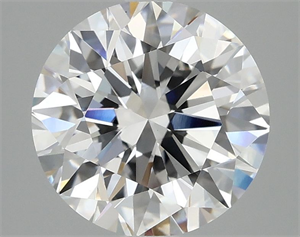 Picture of Lab Grown Diamond 3.00 Carats, Round with Ideal Cut, E Color, VS1 Clarity and Certified by IGI