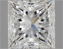 Natural Diamond 4.02 Carats, Princess with  Cut, G Color, VS2 Clarity and Certified by GIA