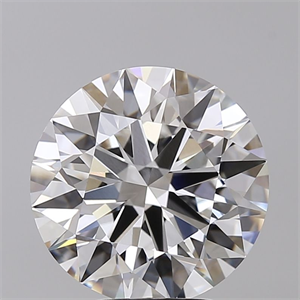 Picture of Lab Grown Diamond 5.02 Carats, Round with Ideal Cut, E Color, VVS2 Clarity and Certified by IGI