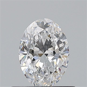 Picture of Natural Diamond 0.50 Carats, Oval with  Cut, D Color, VVS2 Clarity and Certified by GIA