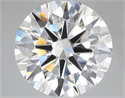 Lab Grown Diamond 7.20 Carats, Round with Ideal Cut, F Color, VVS2 Clarity and Certified by IGI
