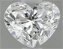 Natural Diamond 0.50 Carats, Heart with  Cut, D Color, VS1 Clarity and Certified by GIA
