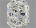 Natural Diamond 0.70 Carats, Radiant with  Cut, H Color, VVS1 Clarity and Certified by GIA