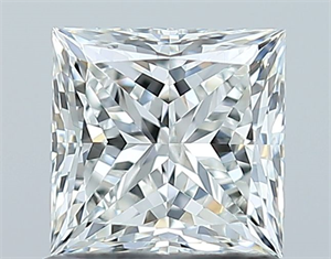 Picture of Natural Diamond 1.01 Carats, Princess with  Cut, G Color, VS1 Clarity and Certified by GIA