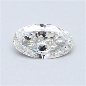 Picture of Natural Diamond 0.50 Carats, Oval with  Cut, G Color, SI2 Clarity and Certified by GIA