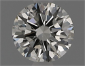 Natural Diamond 1.01 Carats, Round with Excellent Cut, K Color, VVS2 Clarity and Certified by IGI