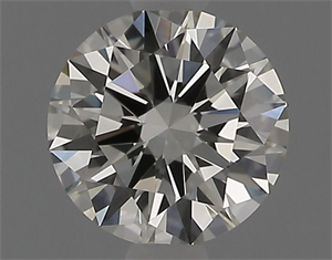 Picture of Natural Diamond 1.01 Carats, Round with Excellent Cut, K Color, VVS2 Clarity and Certified by IGI