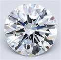 Diamante Natural 4.53 quilates, Redondo , Color D, claridad VS1 y certificado GIA