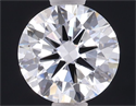 Lab Grown Diamond 1.03 Carats, Round with Ideal Cut, E Color, IF Clarity and Certified by IGI