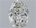 Natural Diamond 2.01 Carats, Oval with  Cut, H Color, VS1 Clarity and Certified by GIA