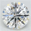 Lab Grown Diamond 3.32 Carats, Round with Excellent Cut, D Color, VVS1 Clarity and Certified by GIA