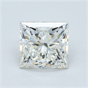 Diamante Natural 1.00 quilates, Princesa , Color K, claridad VVS1 y certificado GIA
