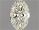 Natural Diamond 0.41 Carats, Oval with  Cut, L Color, SI1 Clarity and Certified by GIA
